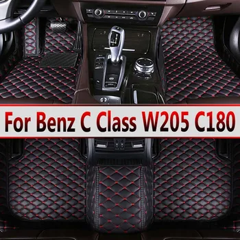 Автомобилни стелки за Mercedes Benz C Class C180 W205 200 220 250 260 300 350 400 450 2014-15 2016 2017 2018 2019 2020 Аксесоари